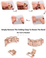 Wearlizer Posh Leather Bands Compatible With Apple Watch Band 41mm 40mm 38mm Women, Boho Handmade Braided Beads Bracelets Multilayer Wrap Jewelry Strap For iwatch Series Ultra 8 7 6 5 4 3 2 1 Se - Image 7